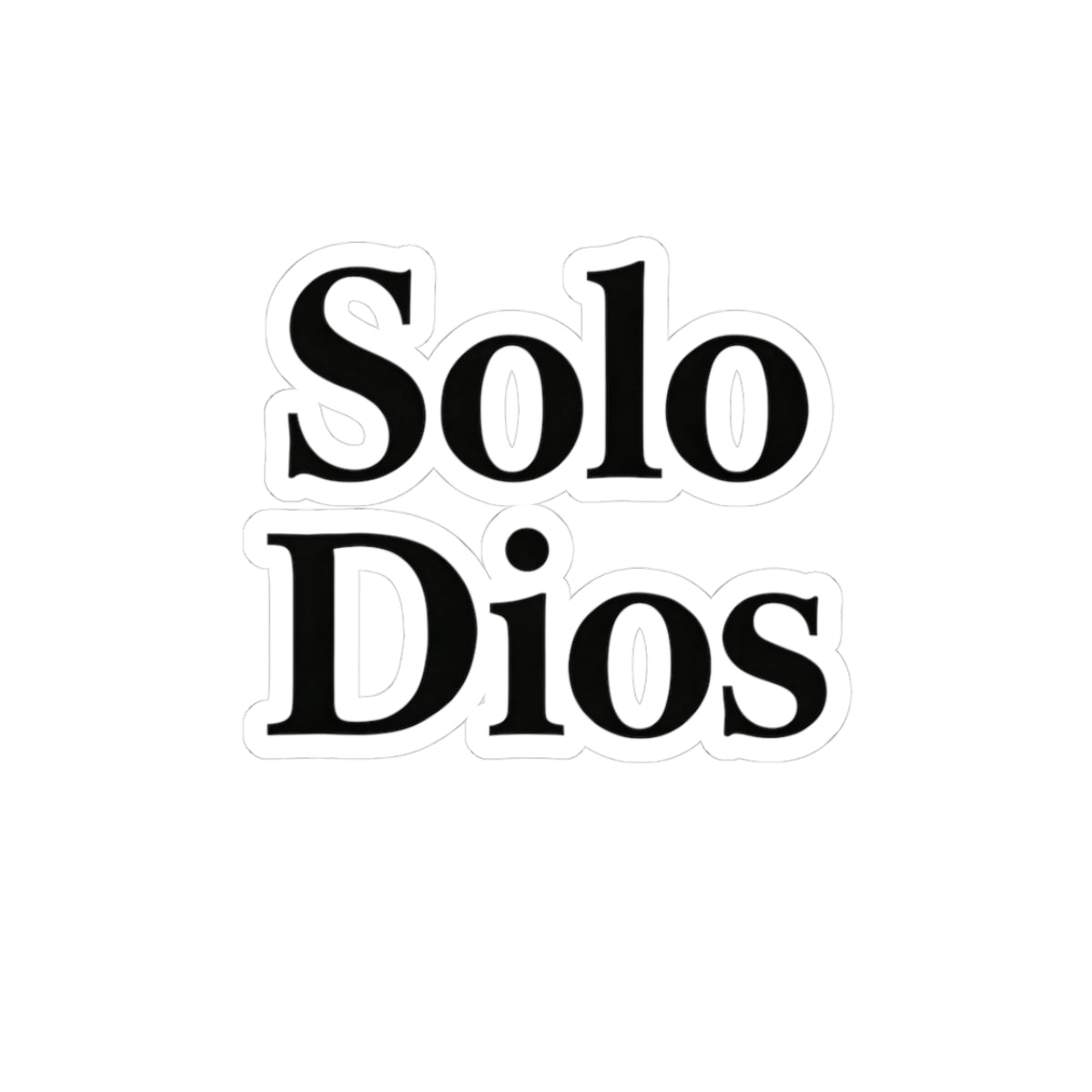 Solo Dios | Kiss-Cut Stickers