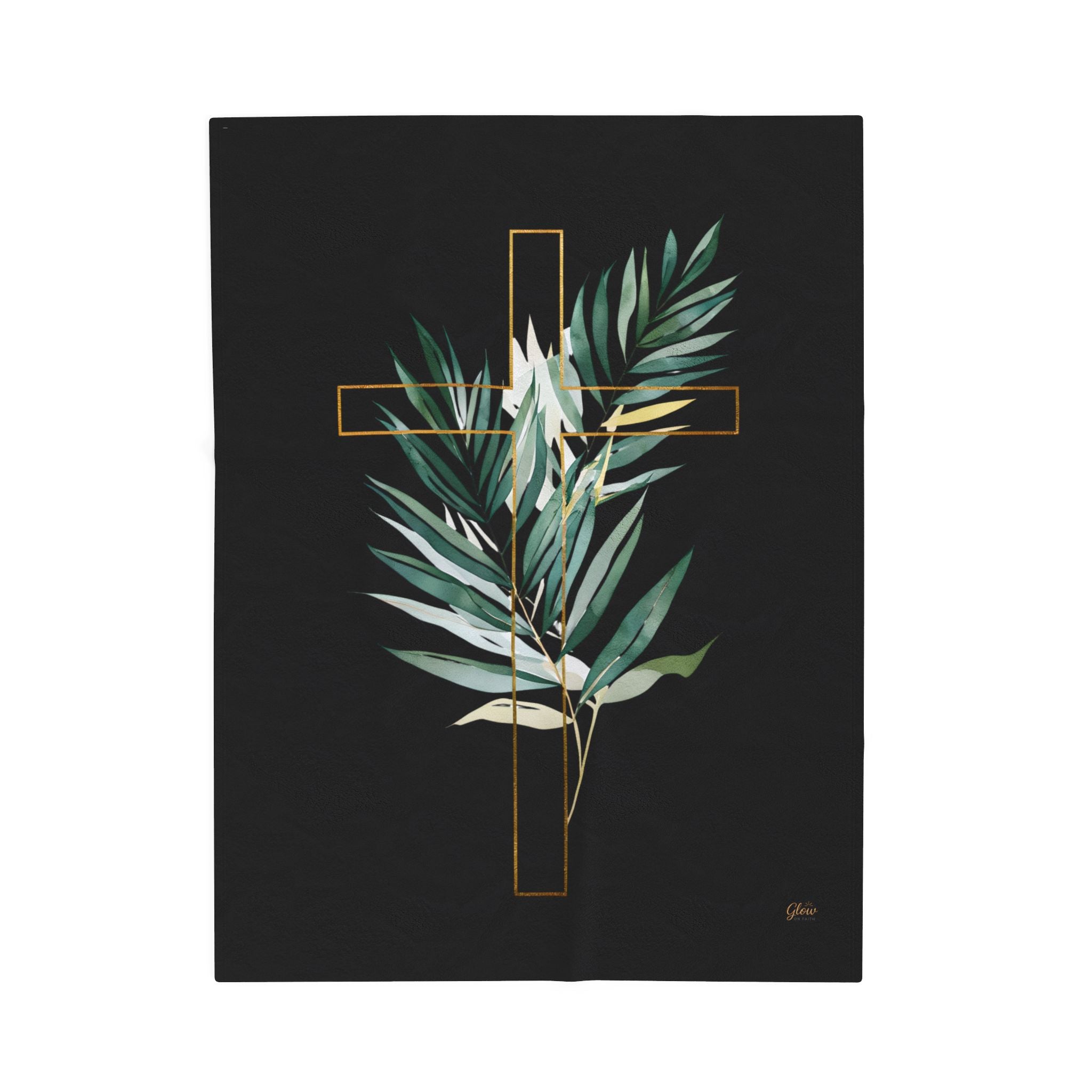 Cross | Cozy Velveteen Plush Blanket
