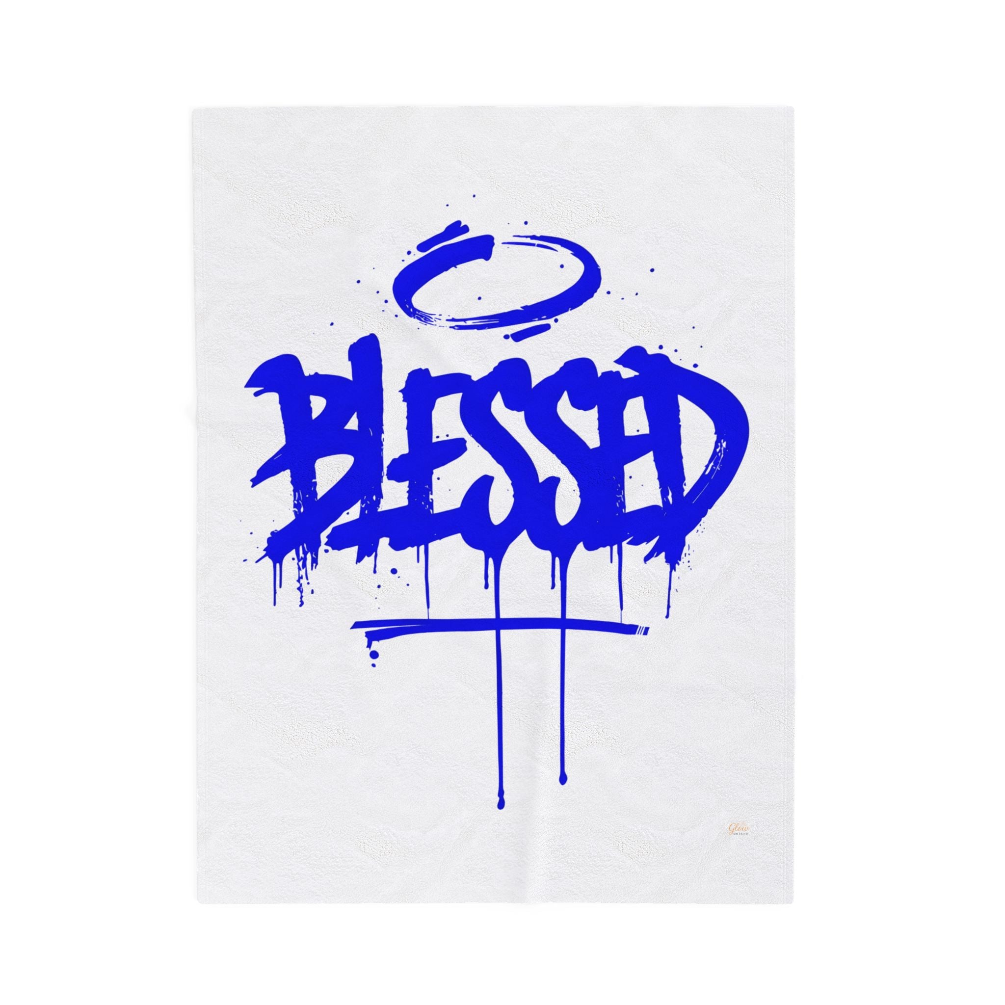 Blessed | Cozy Velveteen Plush Blanket