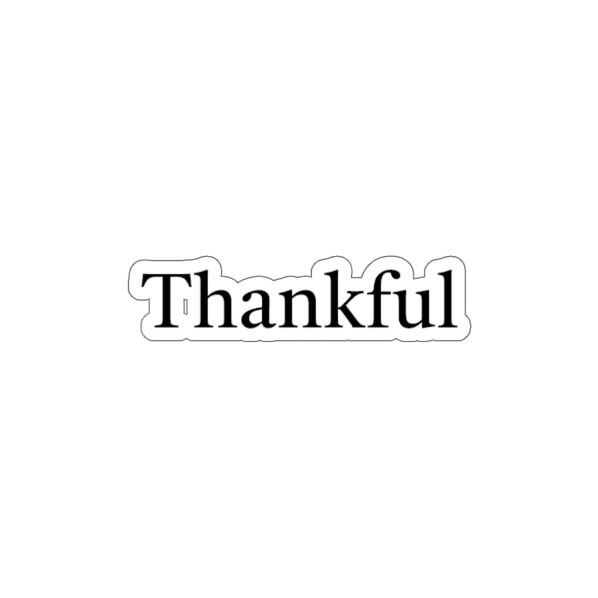 Thankful Die-Cut Stickers