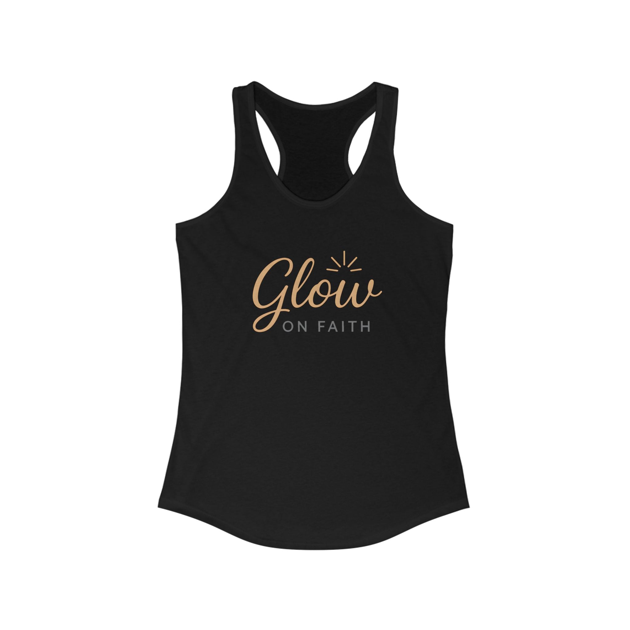 Glow On Faith | Women's Racerback Tank