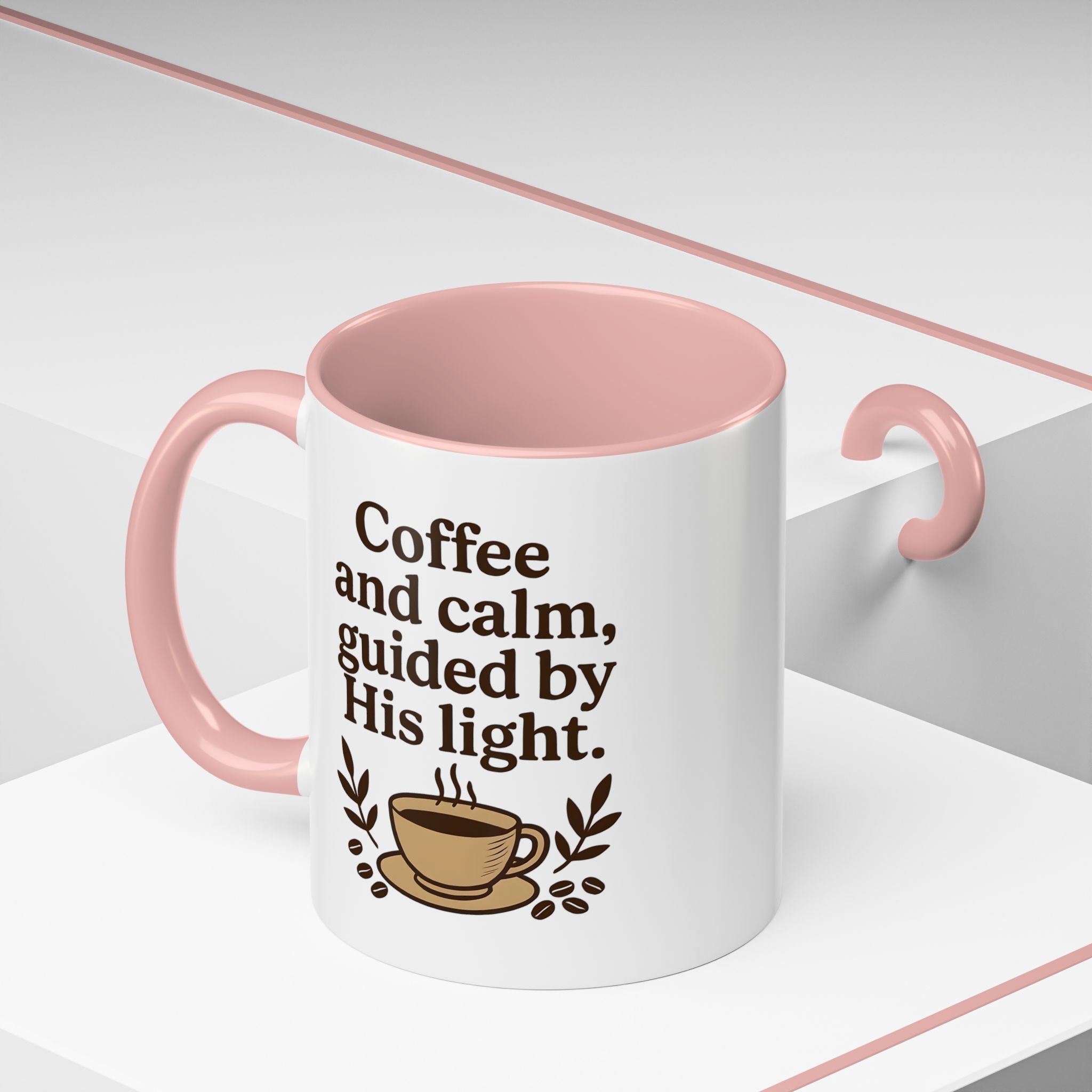 Coffee and calm, guided by His light. | Coffee Mug