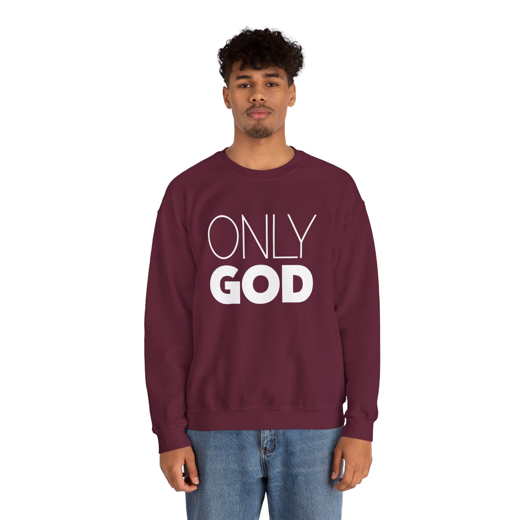 Only God | Unisex Heavy Blend™ Crewneck Sweatshirt