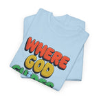Where God Guides, He Provides | Unisex Cotton T-Shirt