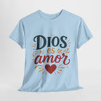 Dios es amor/God is Love | Unisex Heavy Cotton Tee