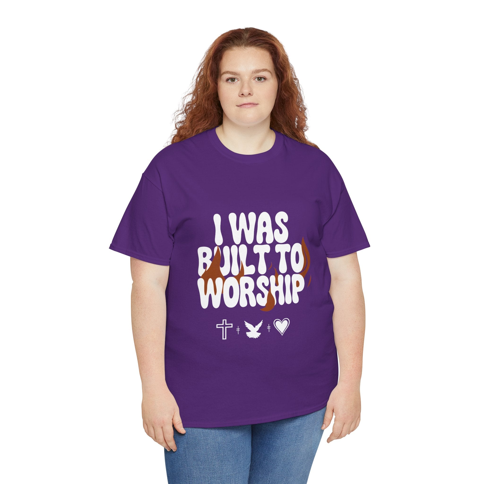 I was built to worship | Unisex Heavy Cotton Tee