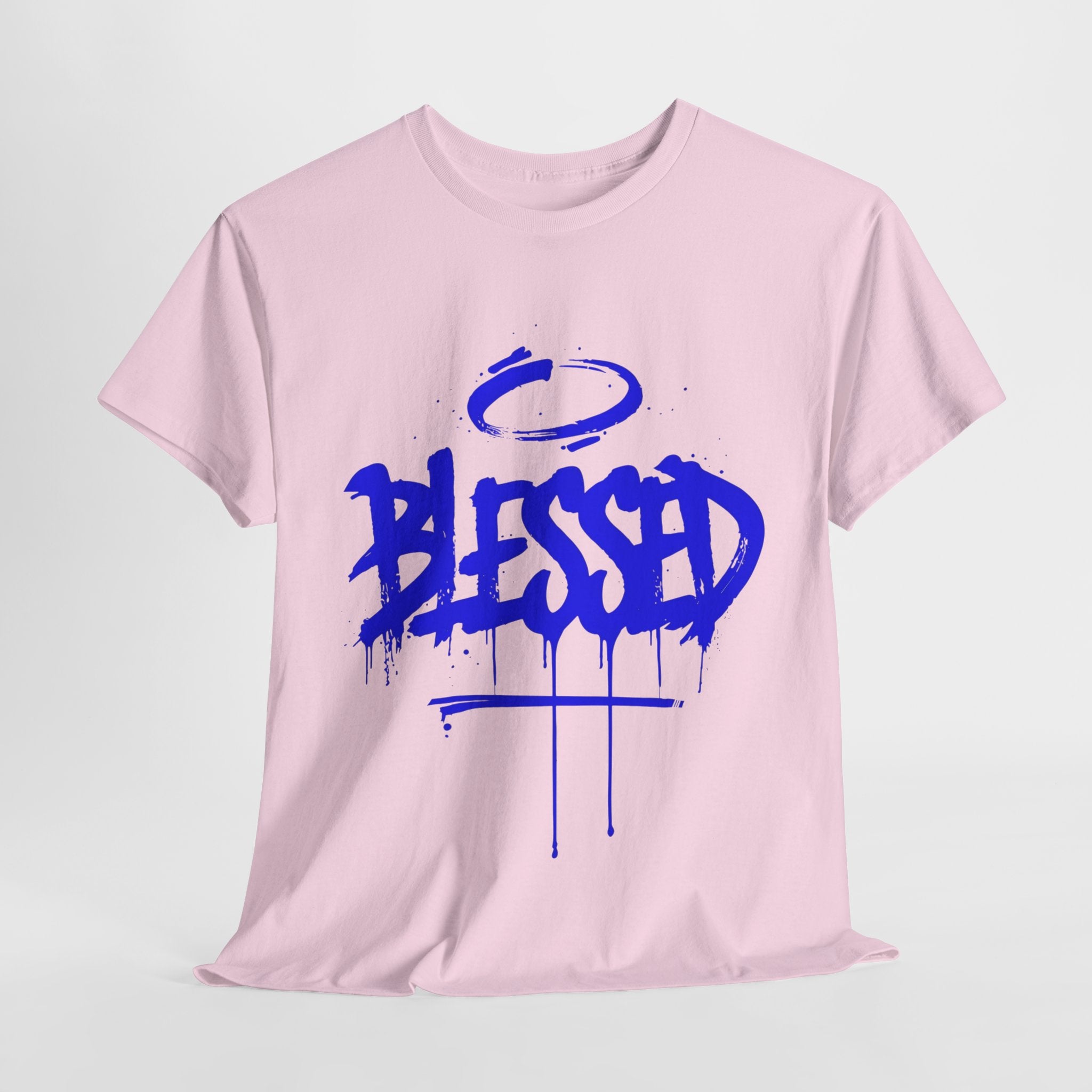 Blessed | Unisex Graffiti Style Heavy Cotton Tee
