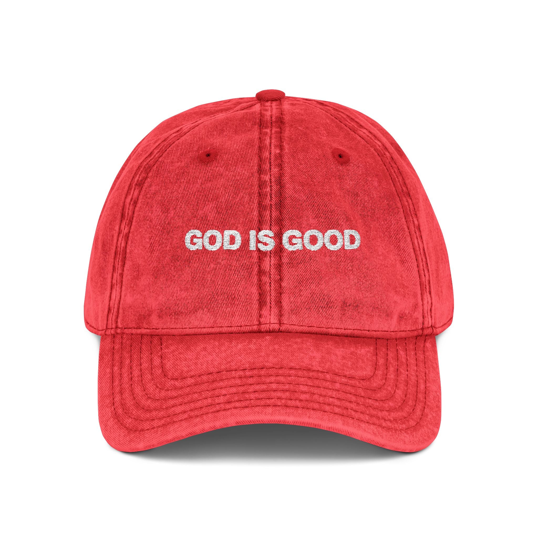God is Good | Vintage Embroidered Hat