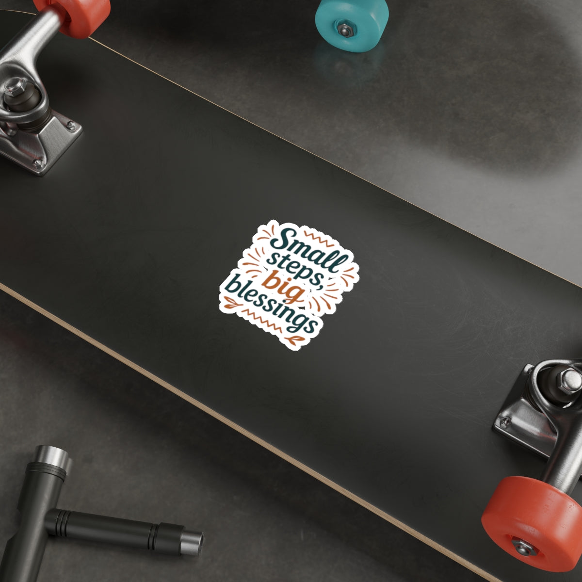 Small steps, big blessings. | Die-Cut Stickers