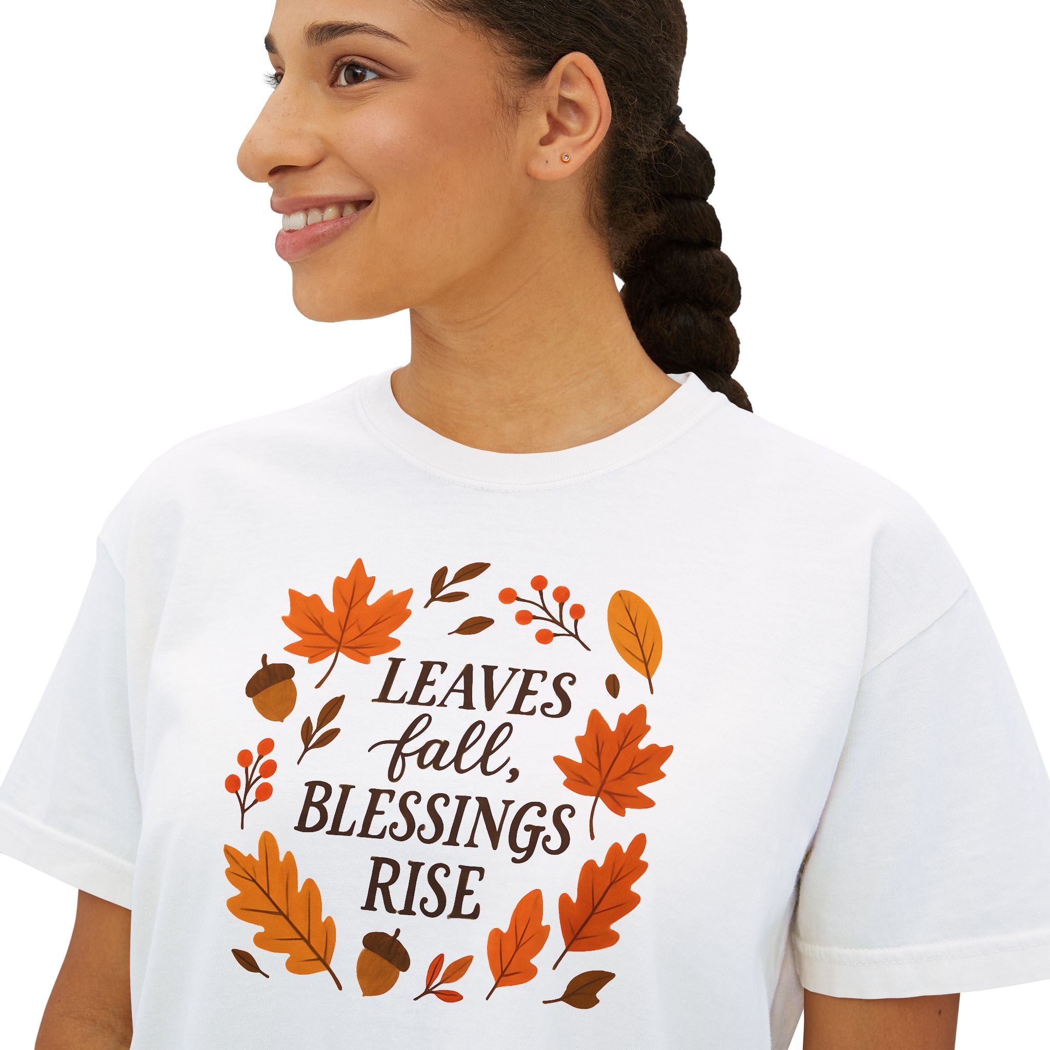 Fall Blessings | Women's Boxy Tee