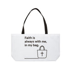 Faith is always with me, in my bag. | Weekender Tote/Bag