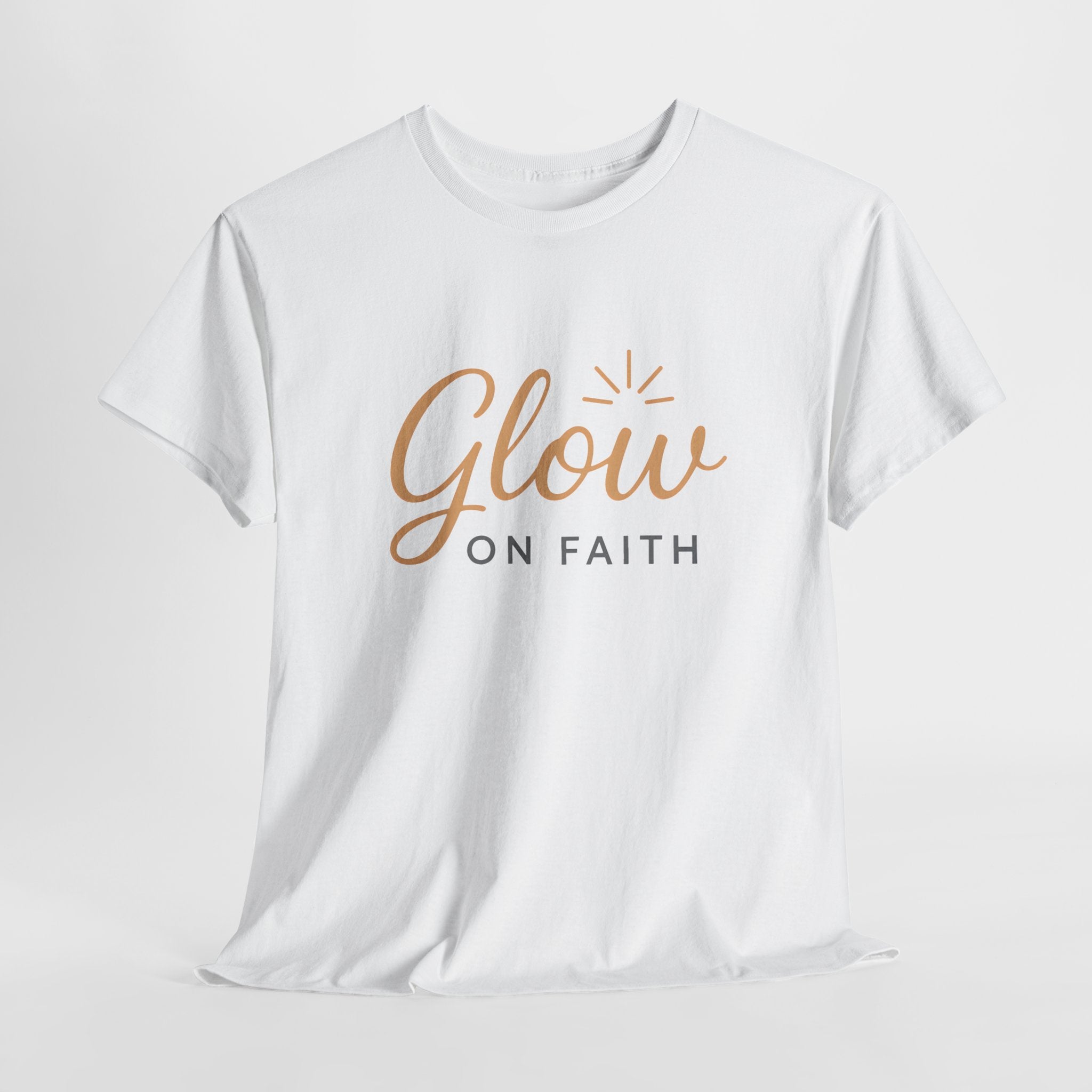 Glow on Faith | Unisex Heavy Cotton Tee