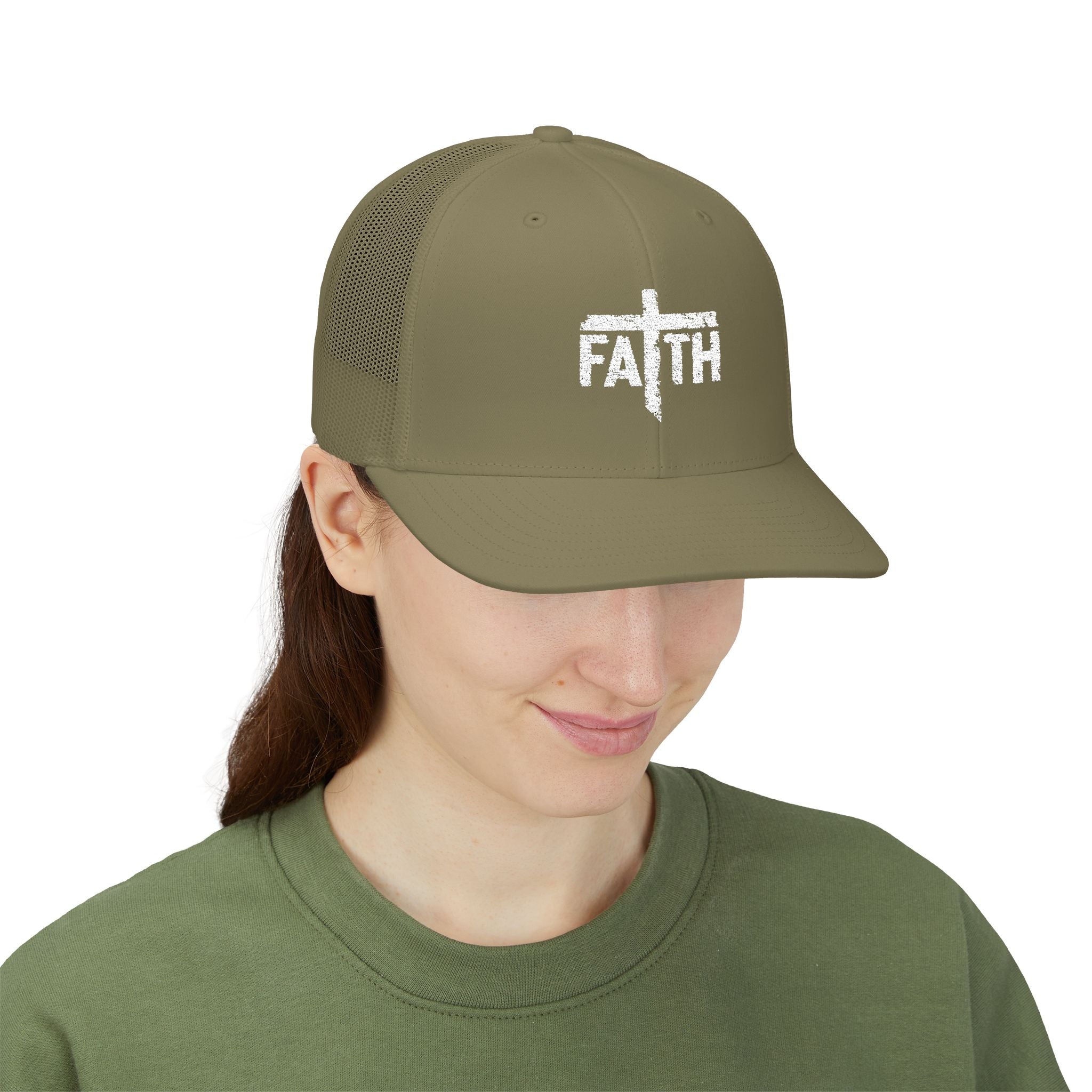 Faith Snapback Trucker Cap