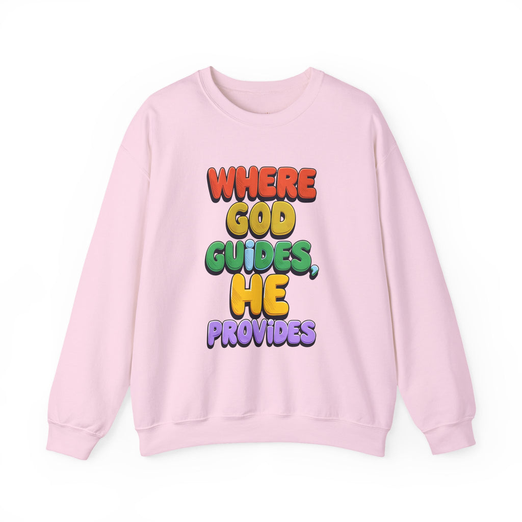 Where God Guides | Unisex Crewneck Sweatshirt