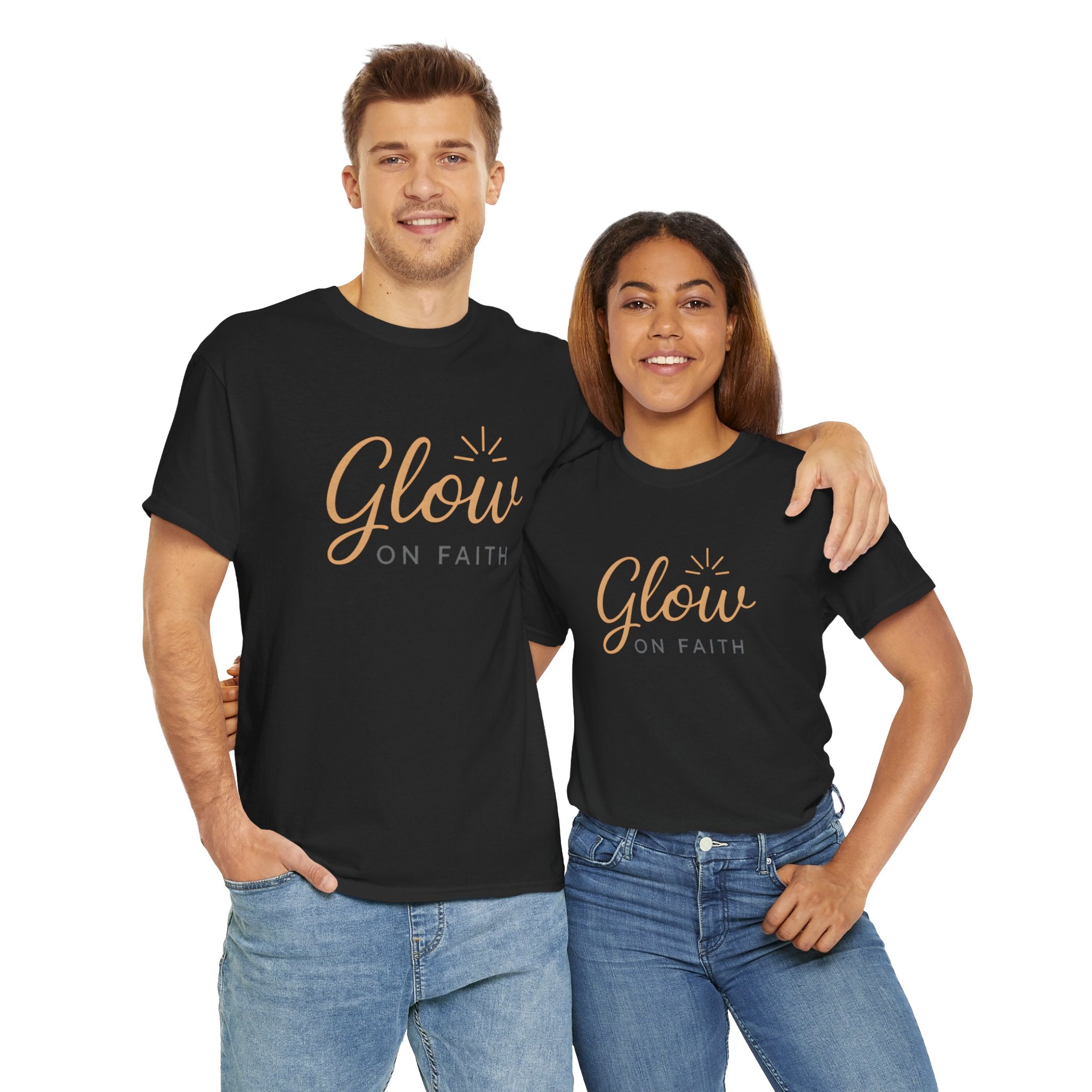 Glow on Faith | Unisex Heavy Cotton Tee