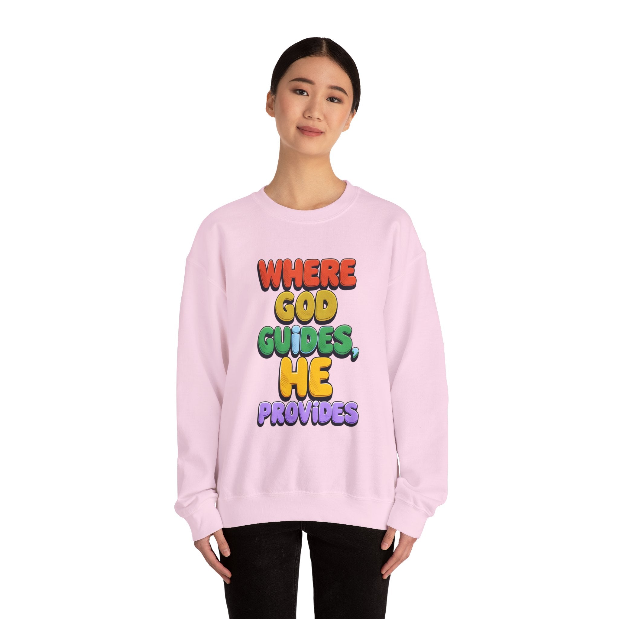 Where God Guides | Unisex Crewneck Sweatshirt