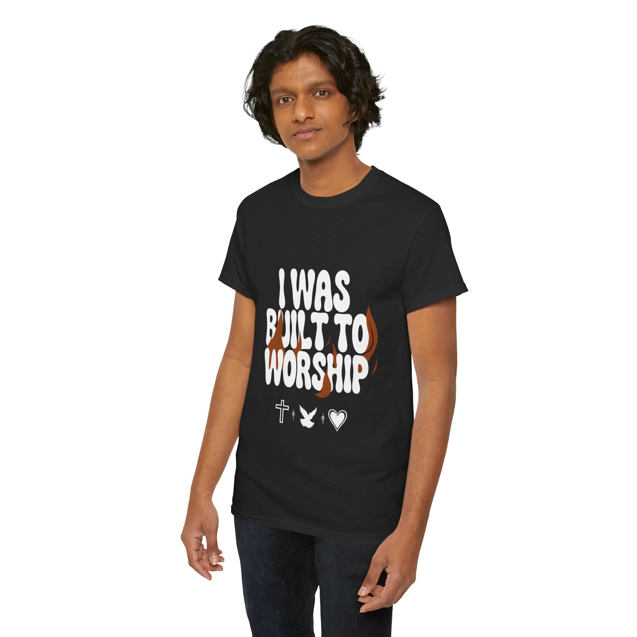 I was built to worship | Unisex Heavy Cotton Tee