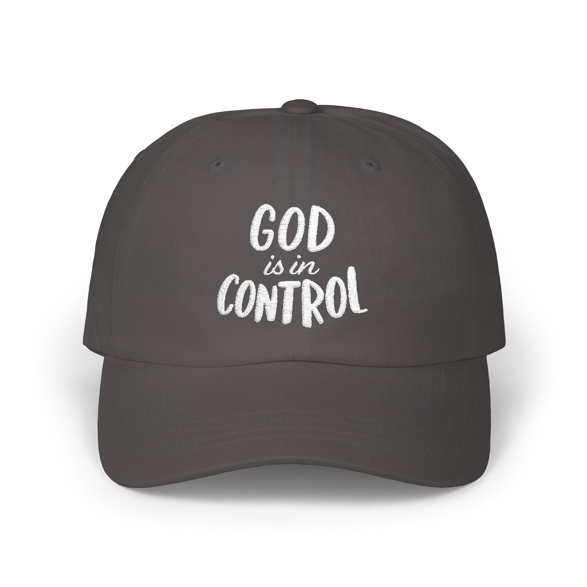 God Is In Control | Classic Dad Cap