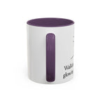 Walking in His path, glowing from within. |Coffee Mug
