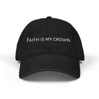 Faith is my crown. | Denim Hat (Embroidery)
