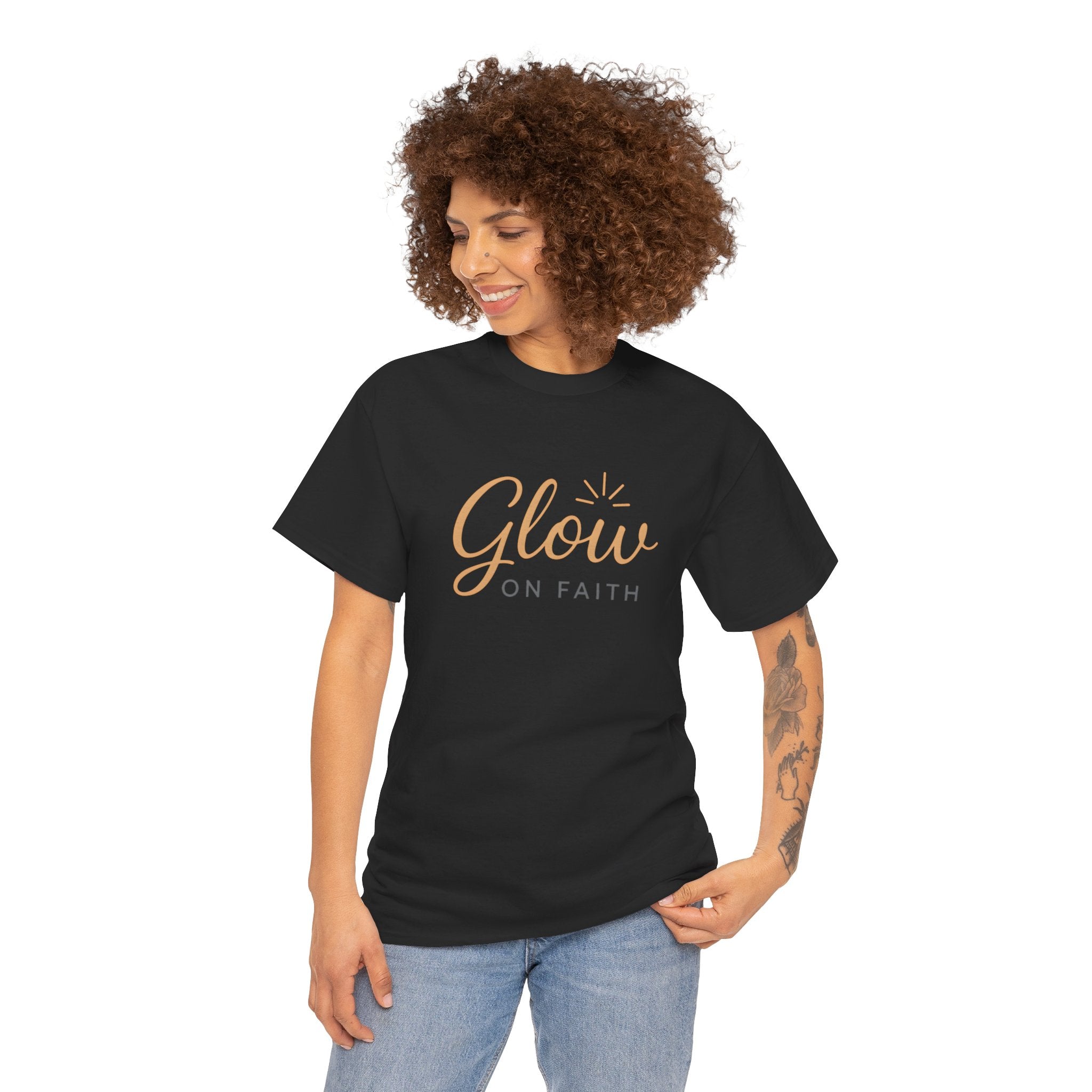 Glow on Faith | Unisex Heavy Cotton Tee
