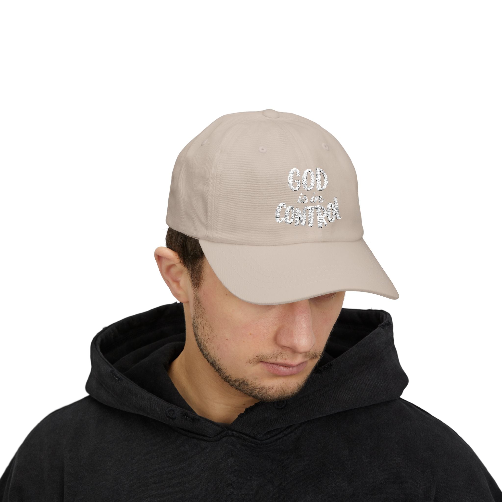God Is In Control | Classic Dad Cap