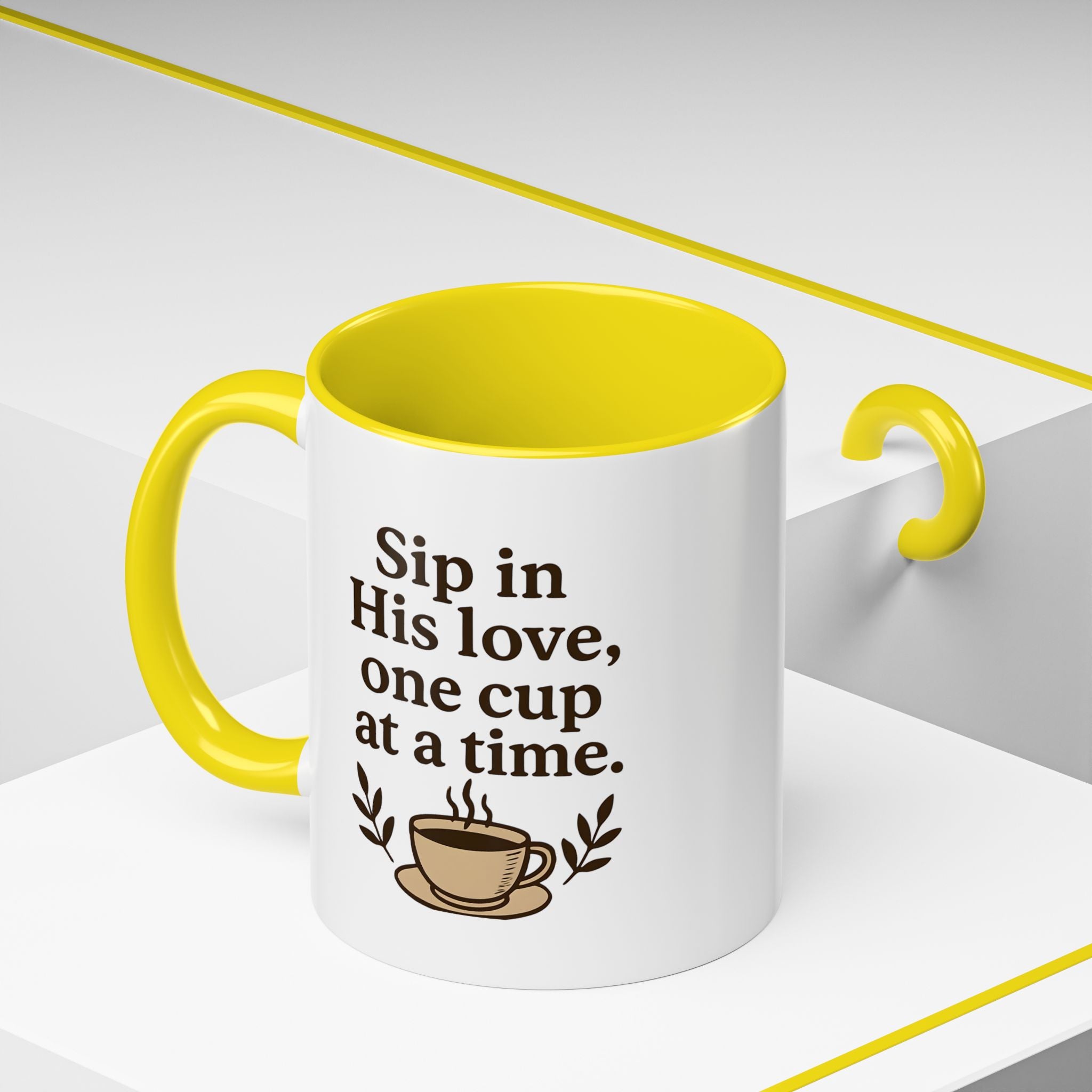 Sip in His love, one cup at a time. | Coffee Mug