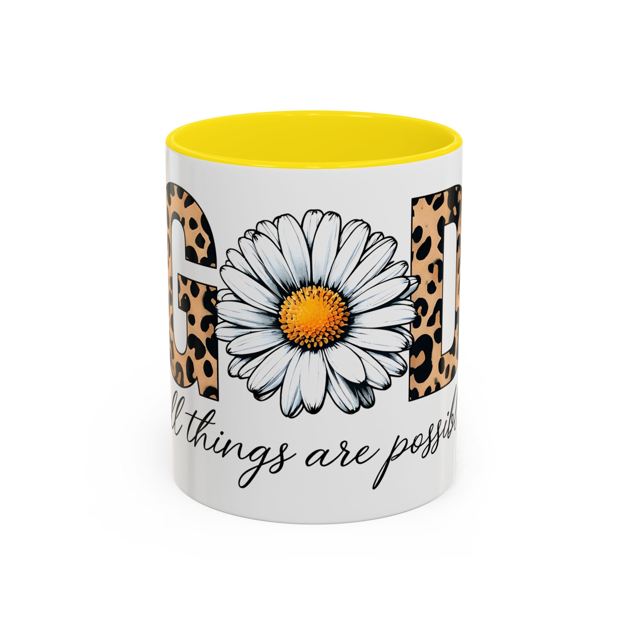 God all things are possible | Coffee Mug