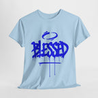 Blessed | Unisex Graffiti Style Heavy Cotton Tee