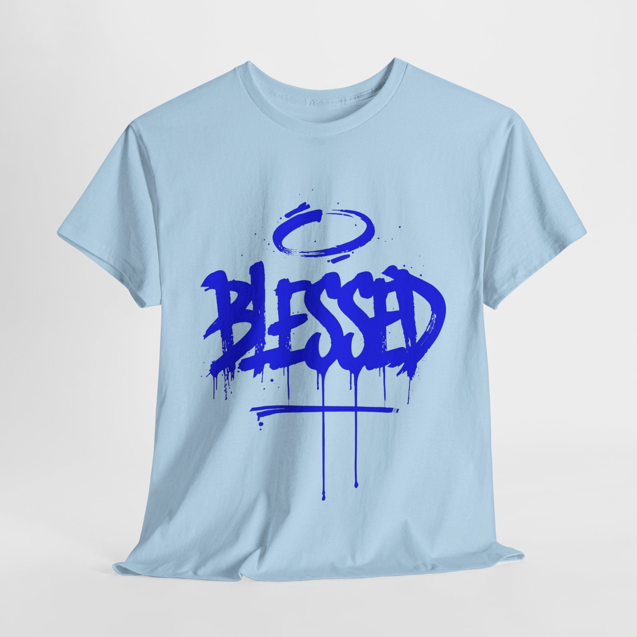 Blessed | Unisex Graffiti Style Heavy Cotton Tee