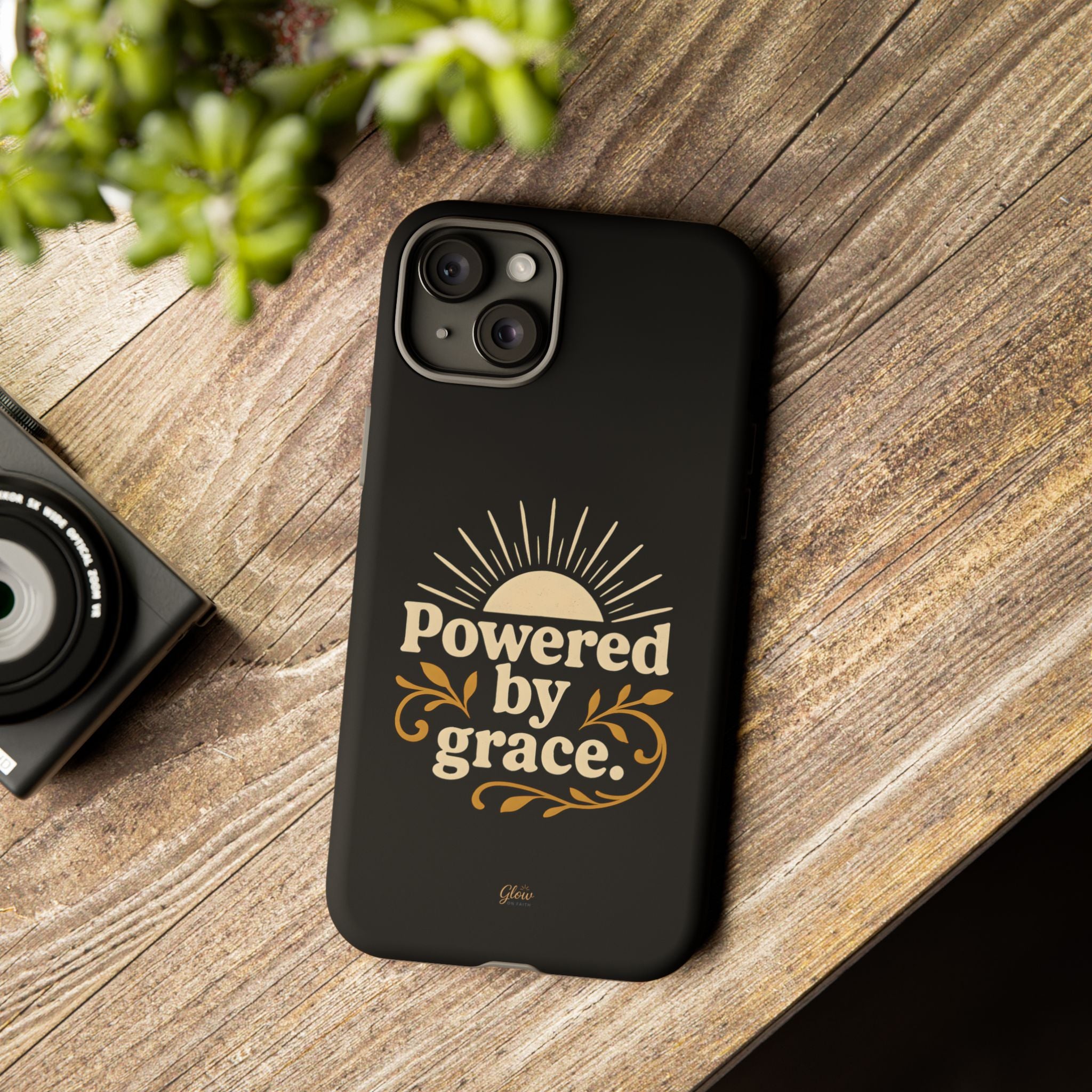 Powered by Grace | Phone Case