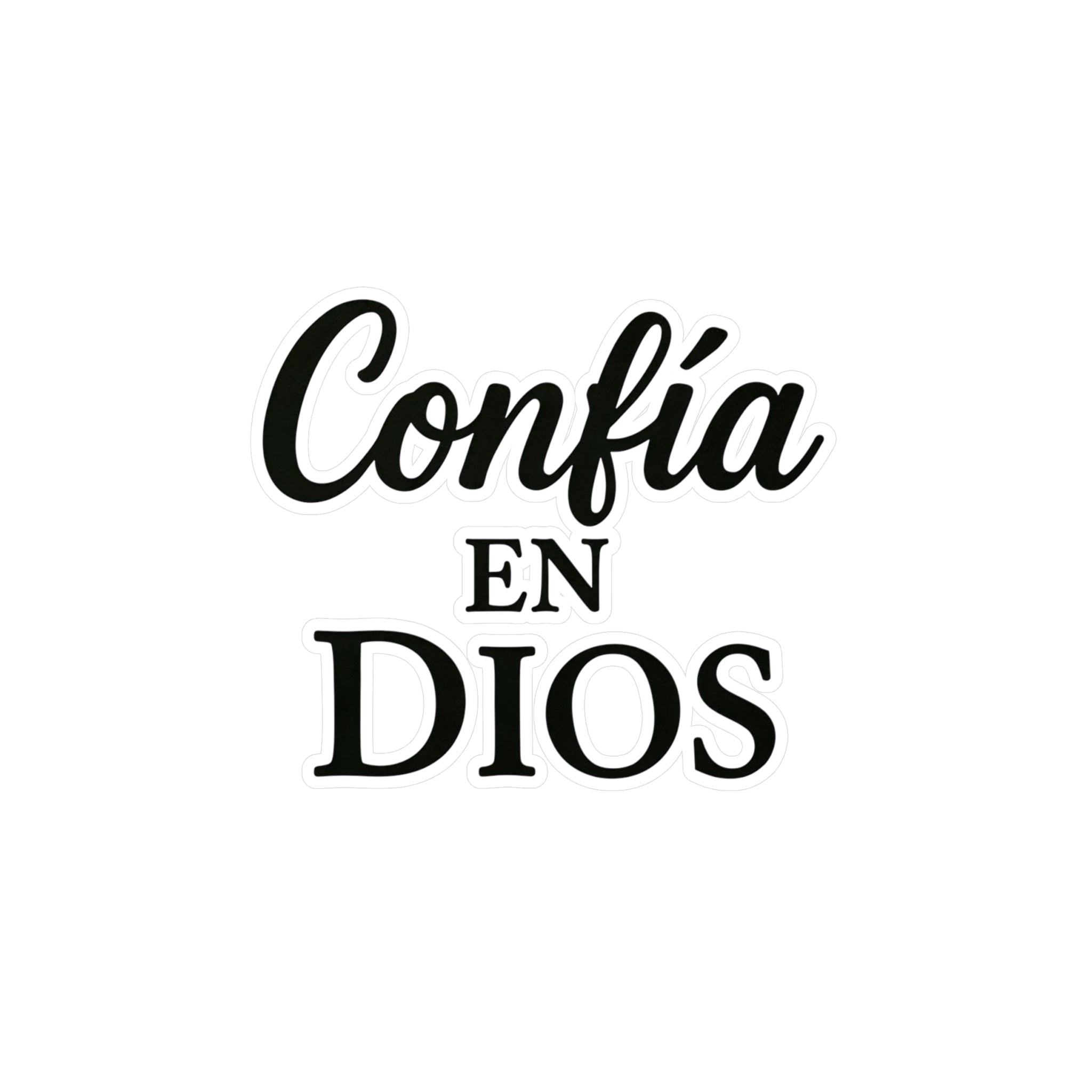 Confía en Dios | Vinyl Sticker