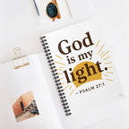 God is My Light | Spiral Notebook