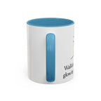 Walking in His path, glowing from within. |Coffee Mug
