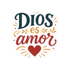 Dios es amor | Kiss-Cut Stickers