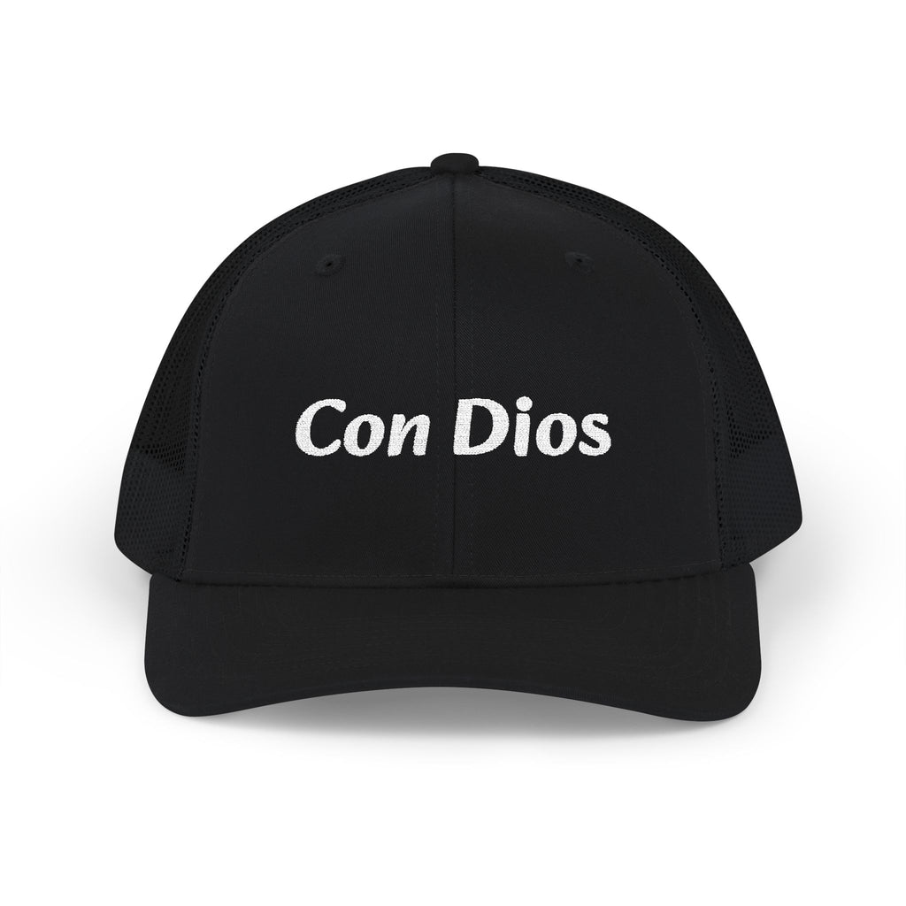 Con Dios | Embroidered Snapback Trucker Cap