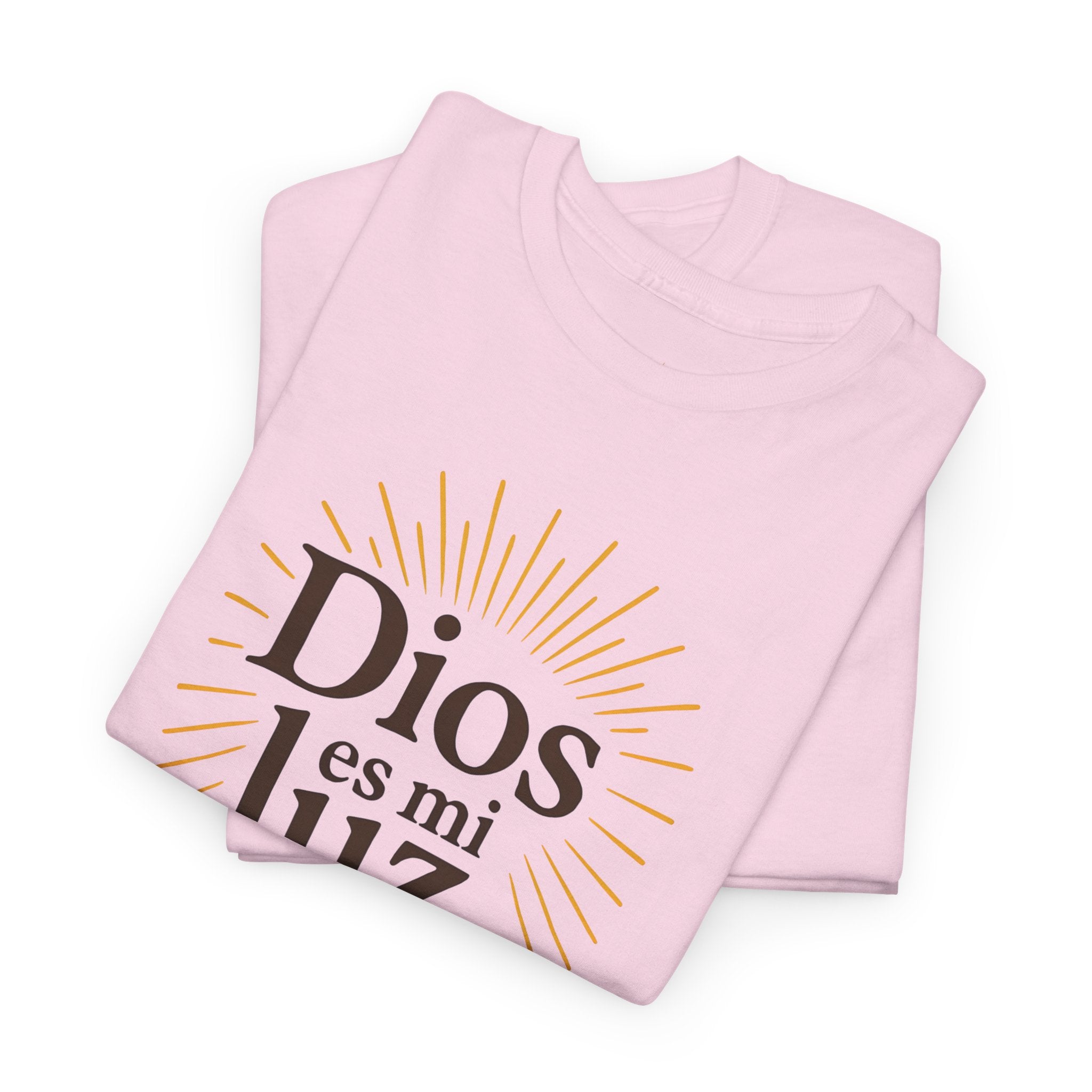 Dios es mi luz. — Salmos 27:1 | Unisex Cotton Tee