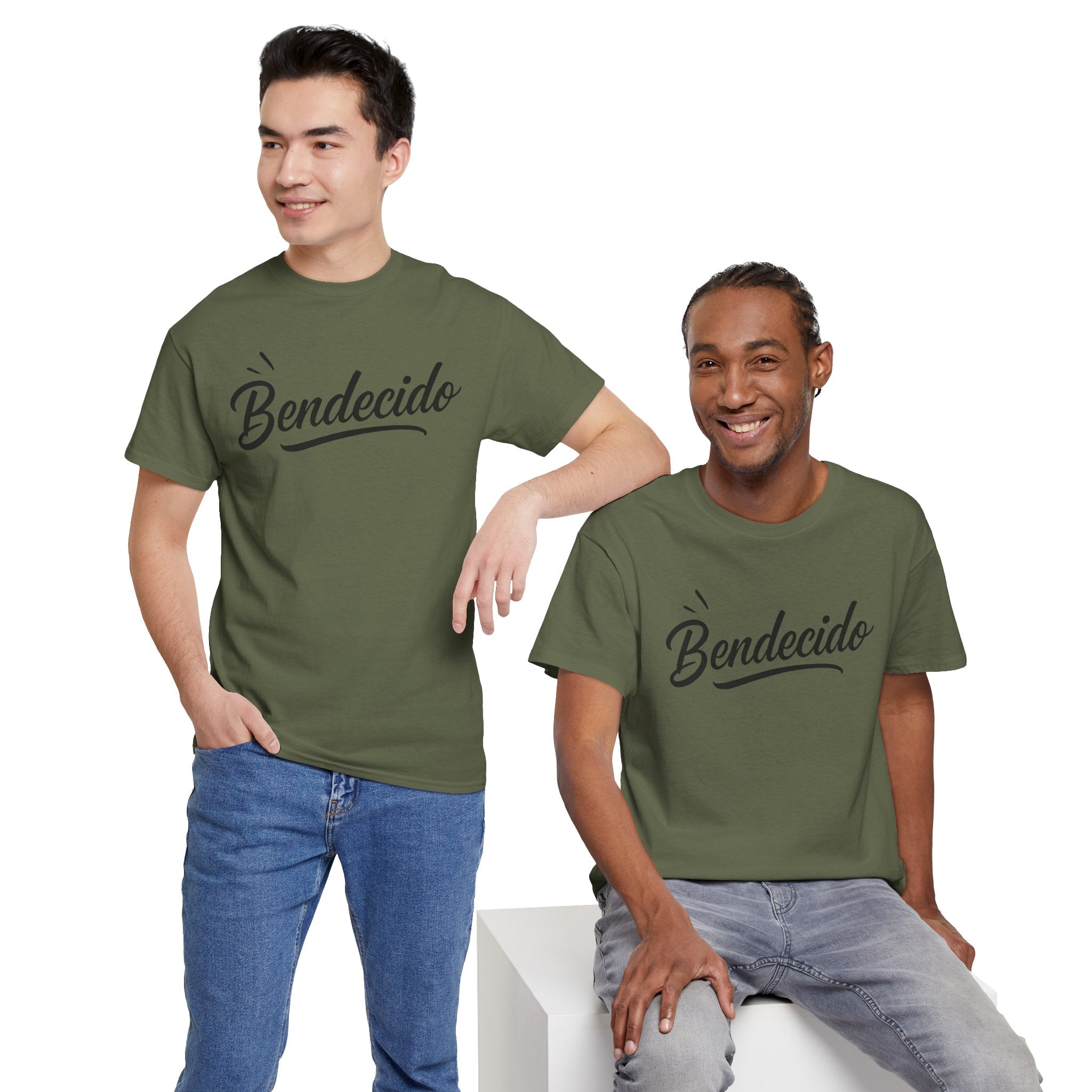 Bendecido (Blessed masculine) | Unisex Heavy Cotton Tee