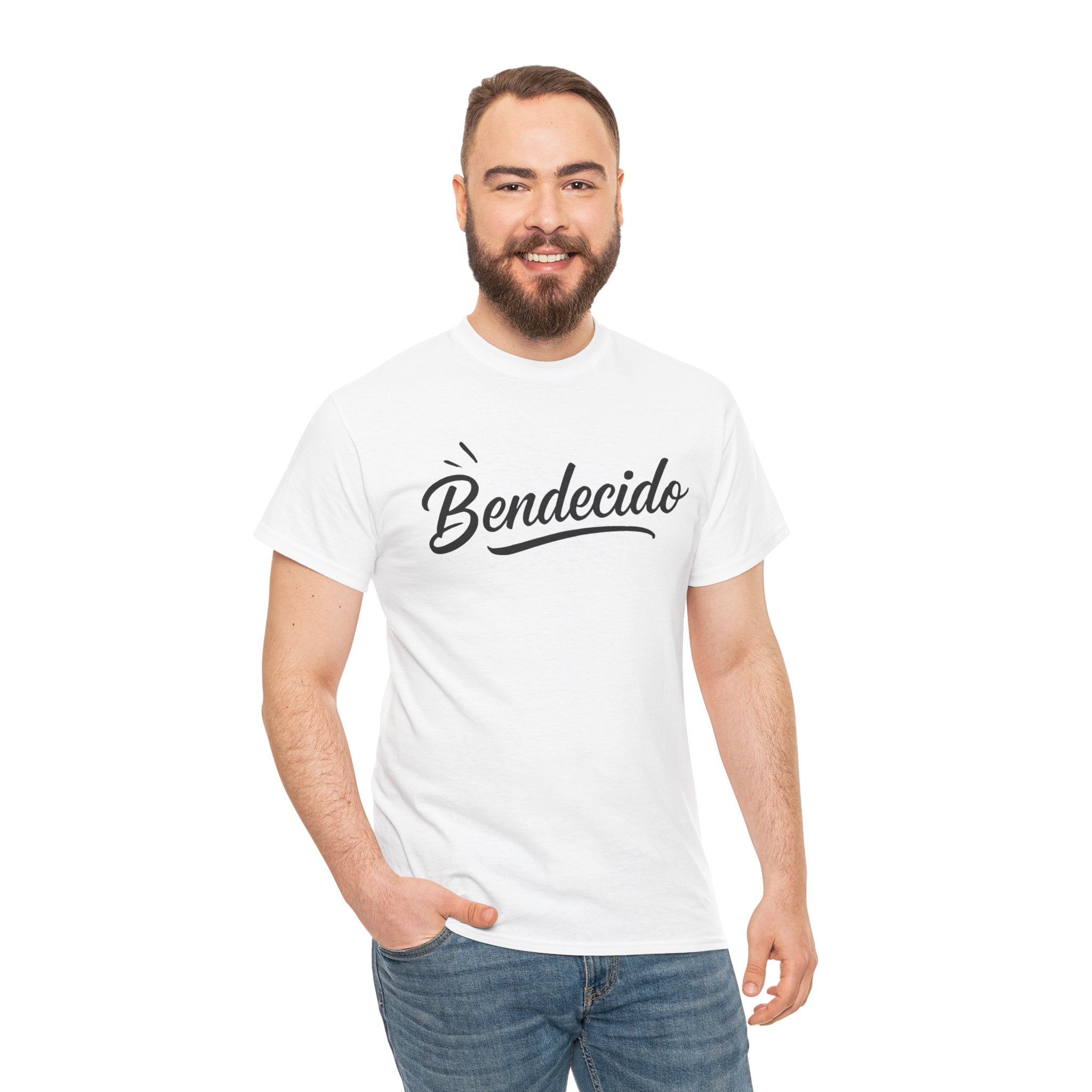 Bendecido (Blessed masculine) | Unisex Heavy Cotton Tee
