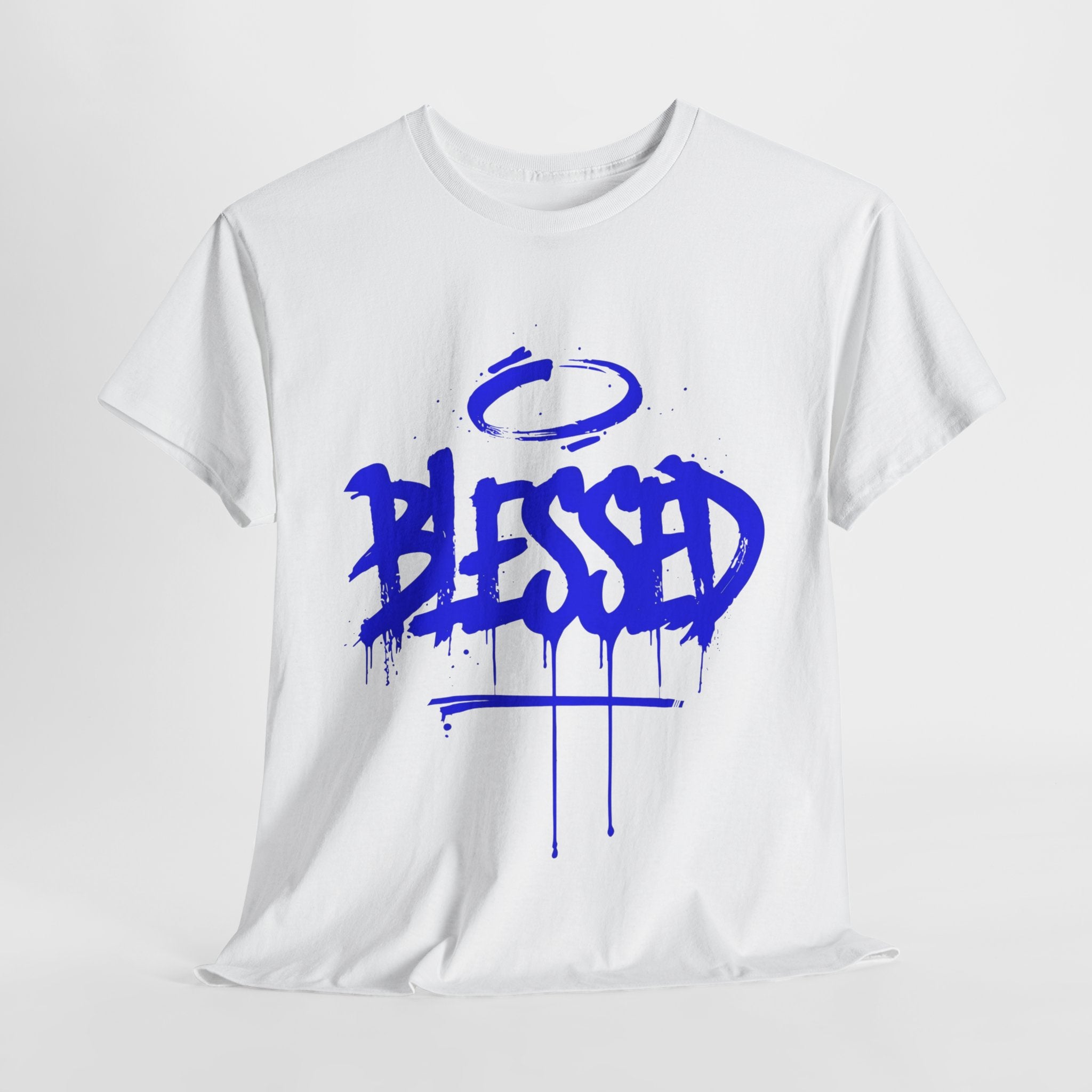 Blessed | Unisex Graffiti Style Heavy Cotton Tee