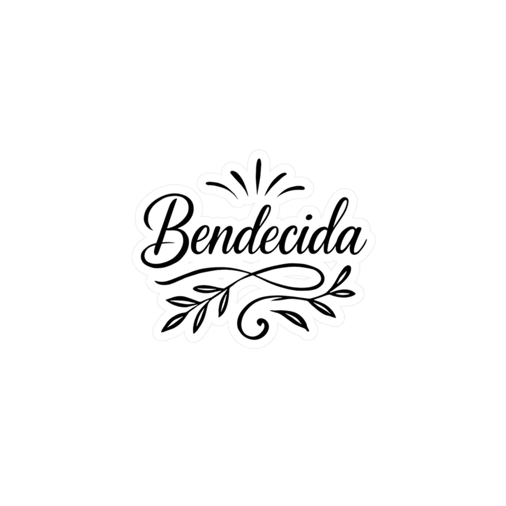 Bendecida | Kiss-Cut Vinyl Sticker