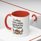 Coffee and calm, guided by His light. | Coffee Mug