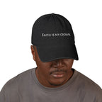 Faith is my crown. | Denim Hat (Embroidery)