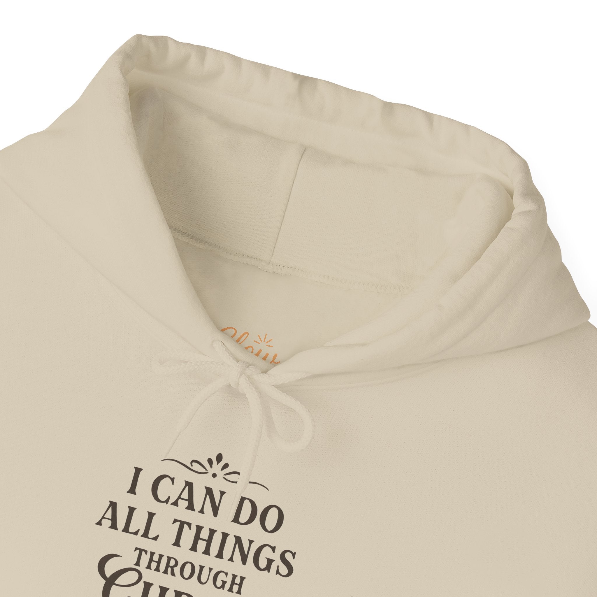 I can do all things through Christ who strengthens me. — Philippians 4:13 | Hoodie
