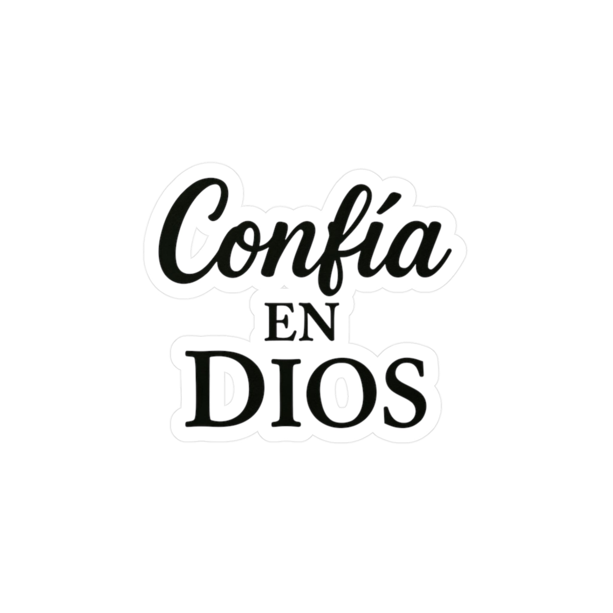 Confía en Dios | Vinyl Sticker