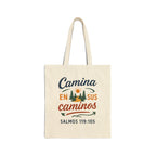 Camina en sus caminos | Cotton Canvas Tote Bag