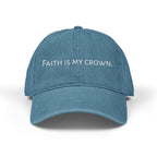 Faith is my crown. | Denim Hat (Embroidery)