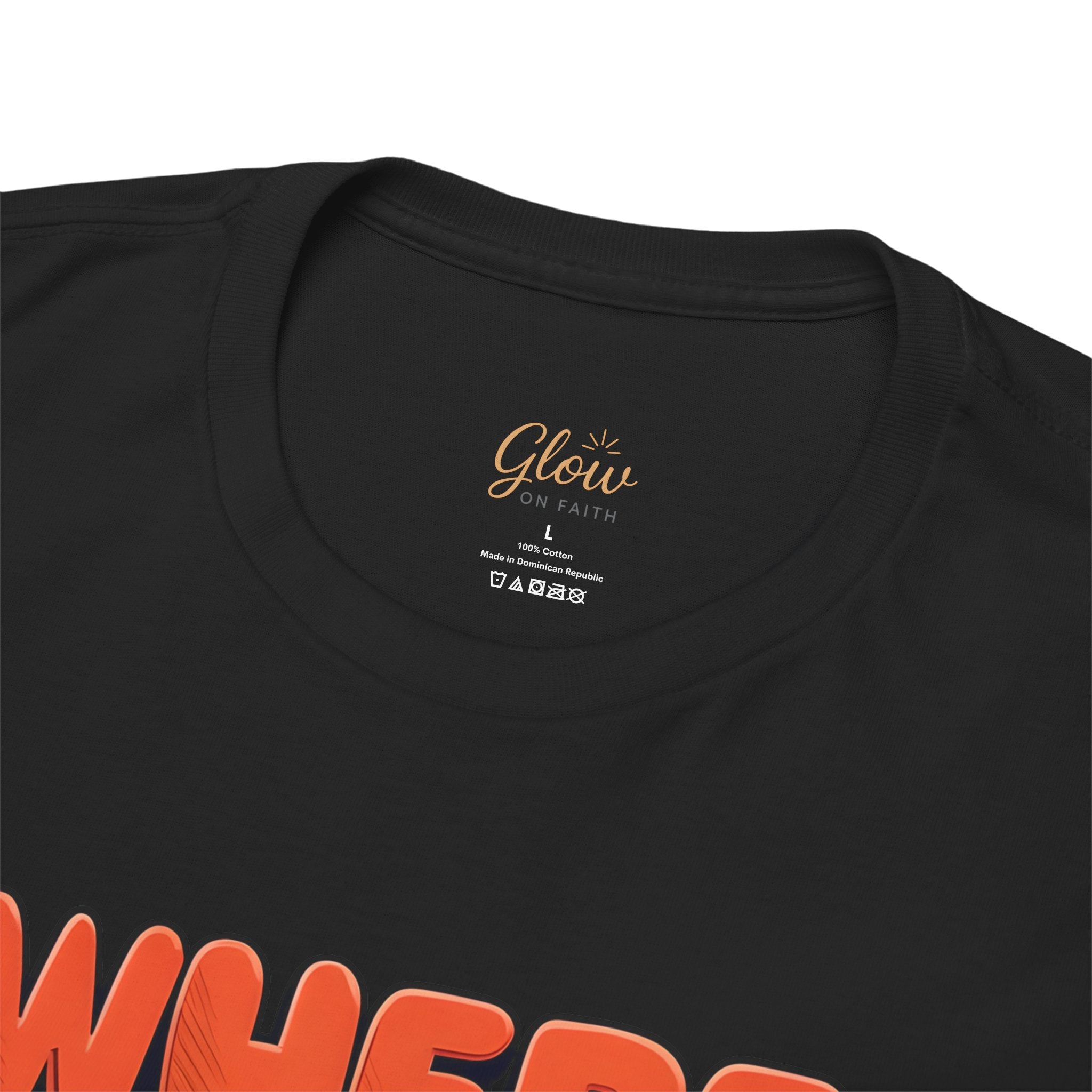Where God Guides, He Provides | Unisex Cotton T-Shirt