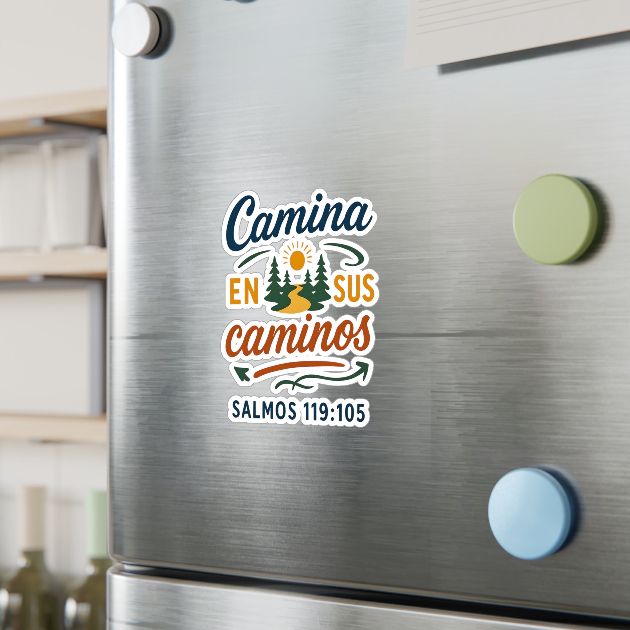 Camina en sus caminos | Kiss-Cut Sticker