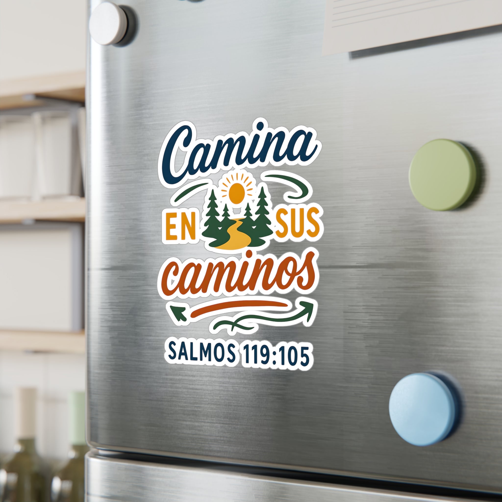 Camina en sus caminos | Kiss-Cut Sticker